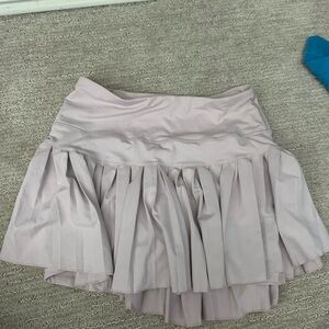 Gold Hinge Skirt in Light Pink